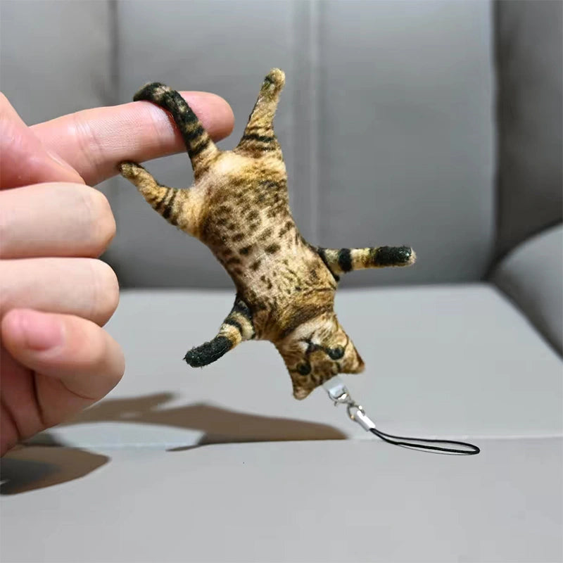 Custom Pet Photo Travel Charm – Personalized Poseable Pet Keychain & Bag Charm
