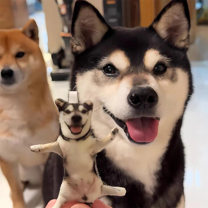 Custom Pet Photo Travel Charm – Personalized Poseable Pet Keychain & Bag Charm