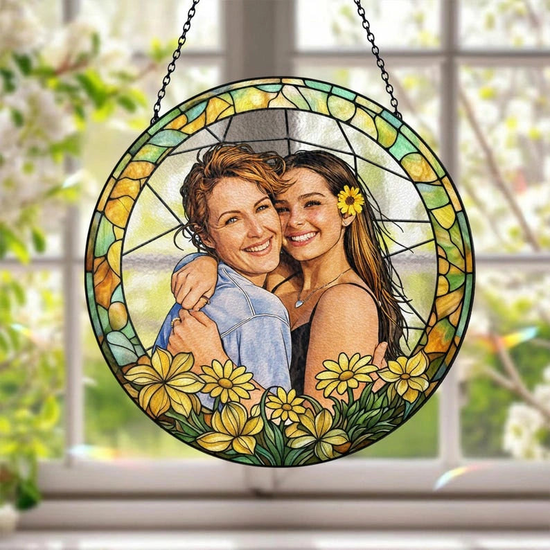 Custom Photo Acrylic Suncatcher
