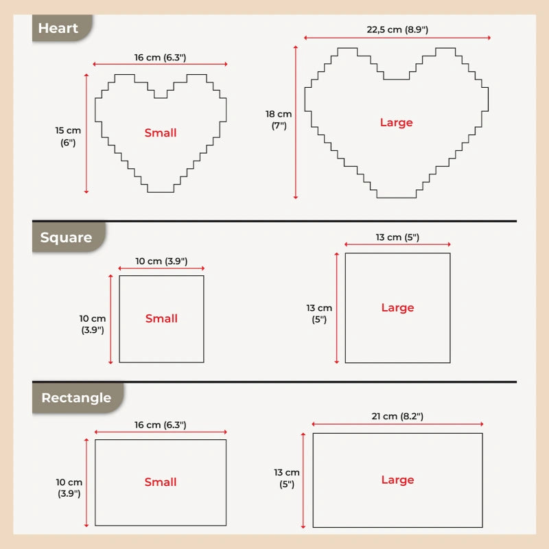 Custom Photo Building Blocks for Couples – Personalized UV Printed Heart Blocks, Anniversary Gift for Boyfriend, Romantic Valentine’s Gift for Him