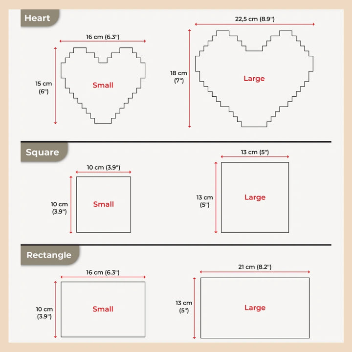 Custom Photo Building Blocks for Couples – Personalized UV Printed Heart Blocks, Anniversary Gift for Boyfriend, Romantic Valentine’s Gift for Him