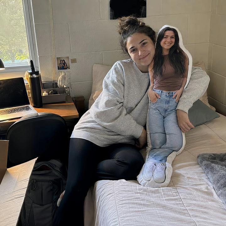 Custom Photo Pillow for Dorm Room Comfort