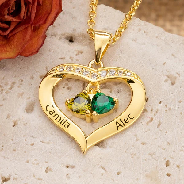 Personalized S925 Mother's Day Heart Necklace