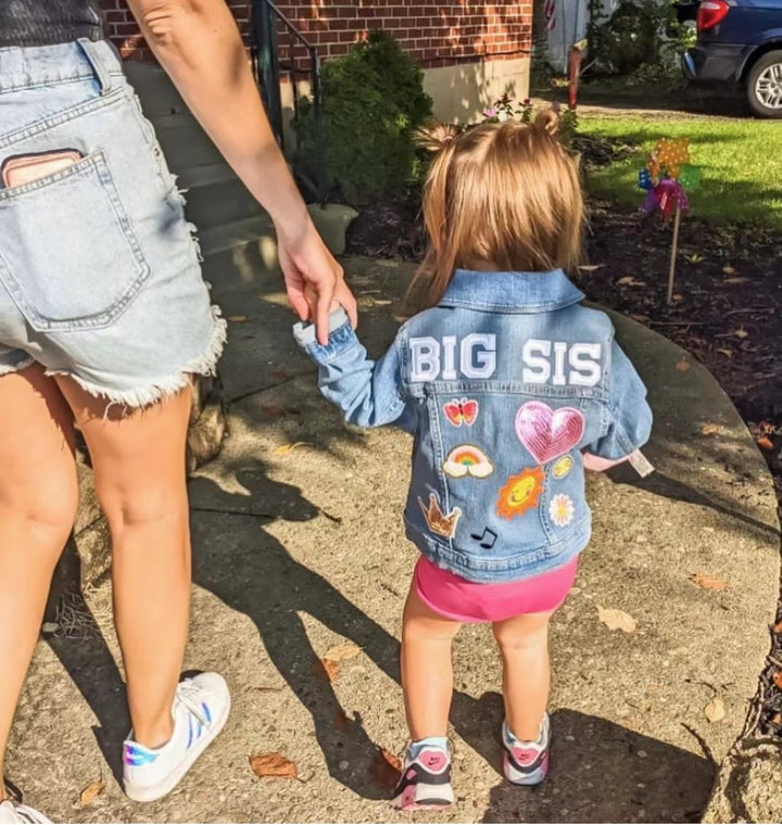 Personalized children Patch Denim Jacket