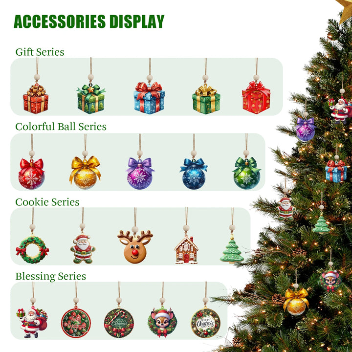 Personalized Just Married 3D Car Ornament | Custom Names & Year