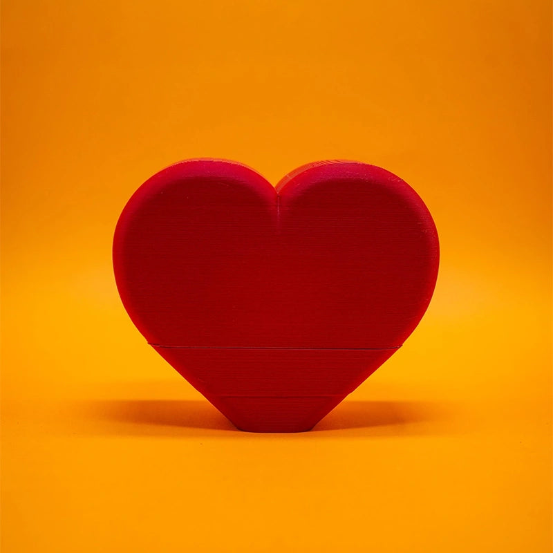 Heart With Middle Finger Gag Gift – Funny Valentine’s Day Prank Surprise for Him or Her | 3D Printed Cheeky Heart Gift