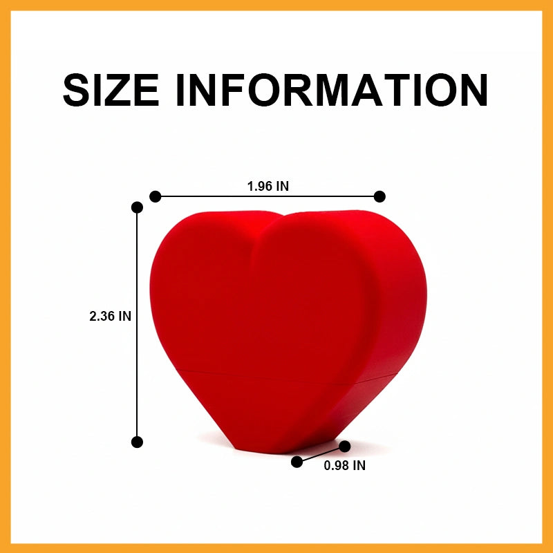 Heart With Middle Finger Gag Gift – Funny Valentine’s Day Prank Surprise for Him or Her | 3D Printed Cheeky Heart Gift