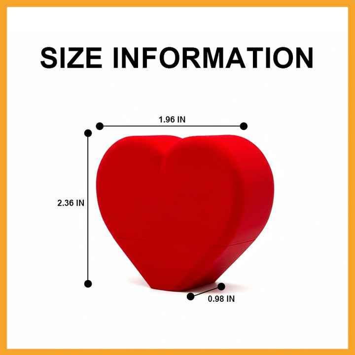 Heart With Middle Finger Gag Gift – Funny Valentine’s Day Prank Surprise for Him or Her | 3D Printed Cheeky Heart Gift