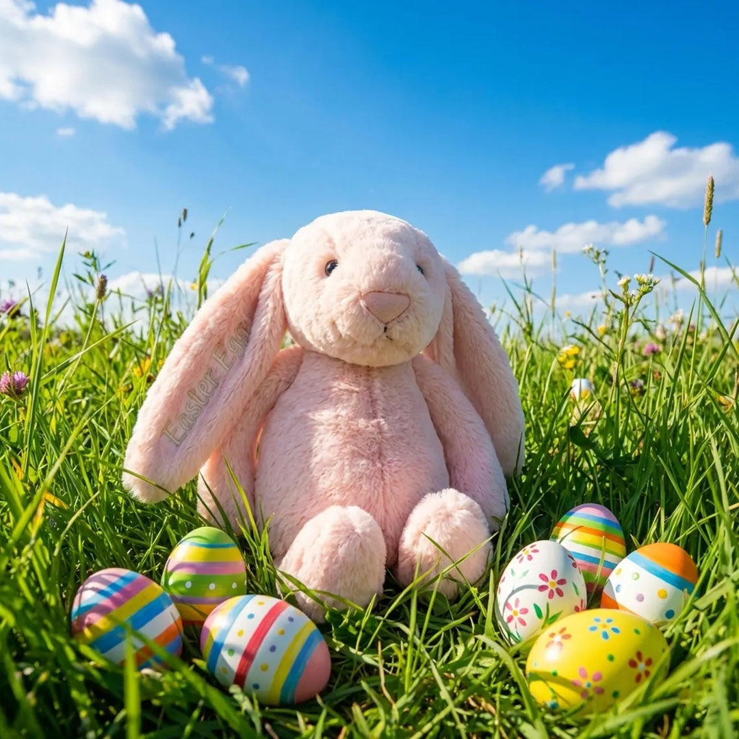 Personalized Bunny – Custom Name Plush Bunny Gift for Kids