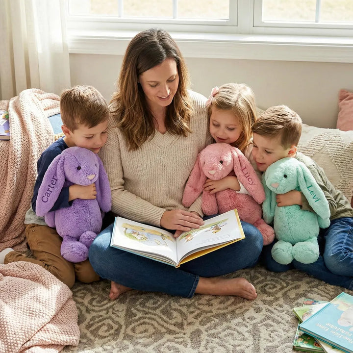 Personalized Bunny – Custom Name Plush Bunny Gift for Kids