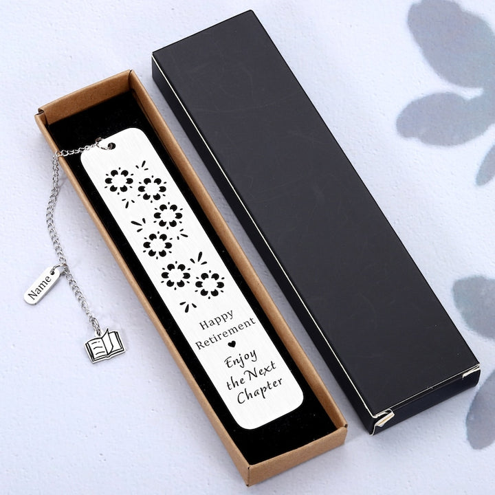 Personalized Bookmark for Women Men Happy Retirement Farewell Gifts