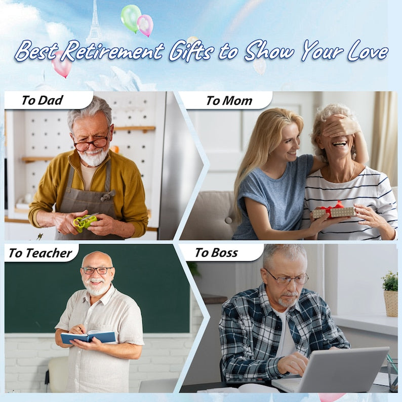 Personalized Bookmark for Women Men Happy Retirement Farewell Gifts