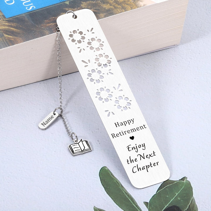 Personalized Bookmark for Women Men Happy Retirement Farewell Gifts