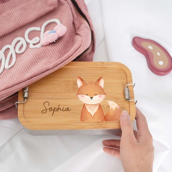 Personalized lunch box for children back to school gift