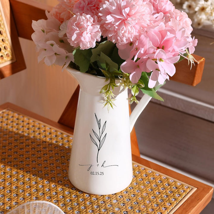 Personalized Engraved Memorial Wedding Vase