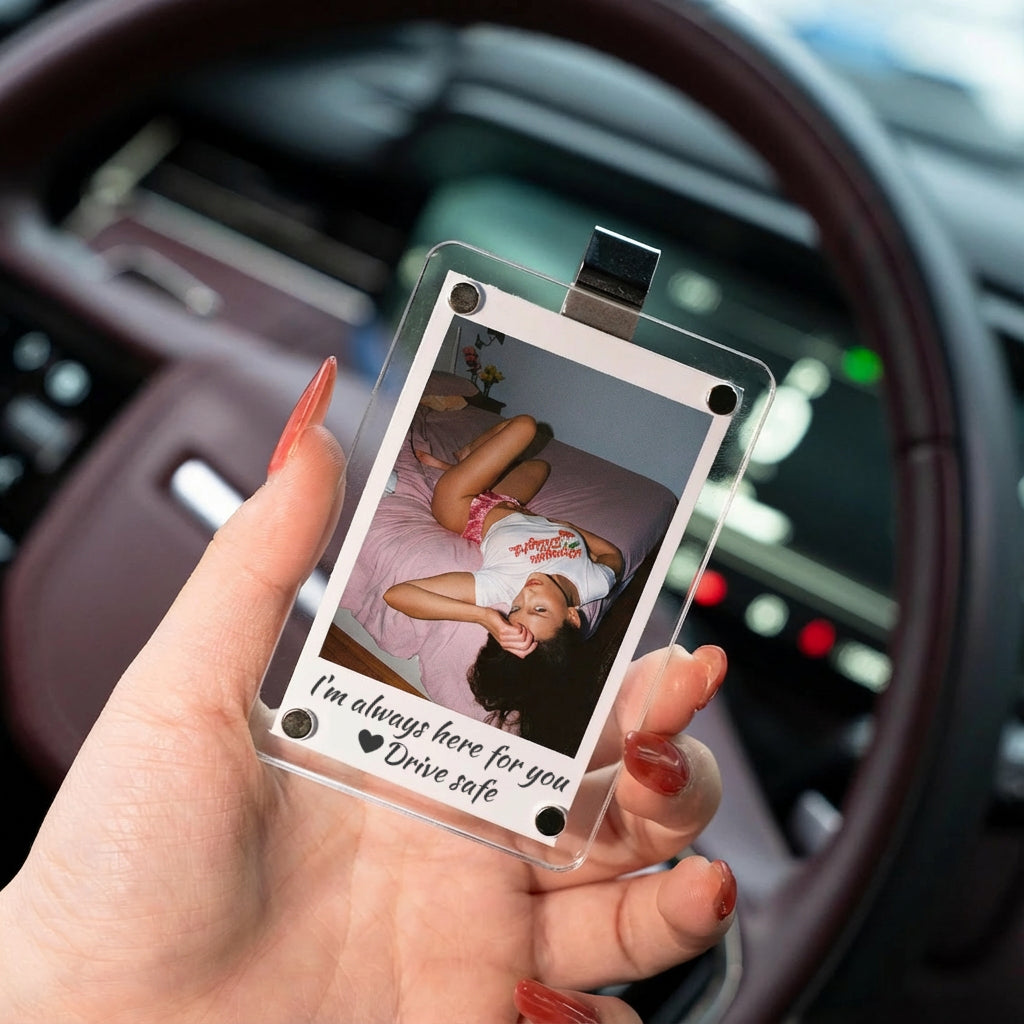 Personalized Long Distance Car Visor Clip