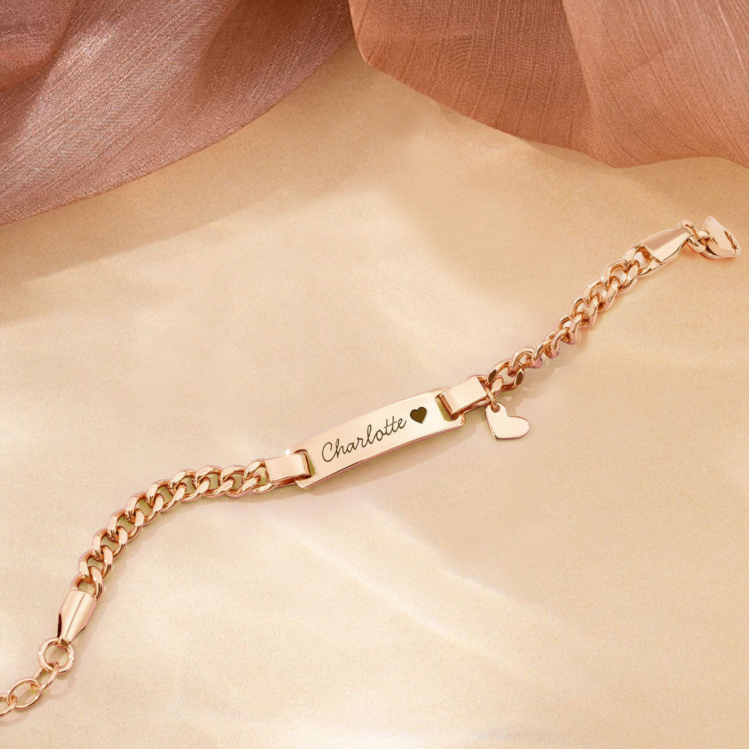 Personalized Baby Name Bracelet with Cute Charm