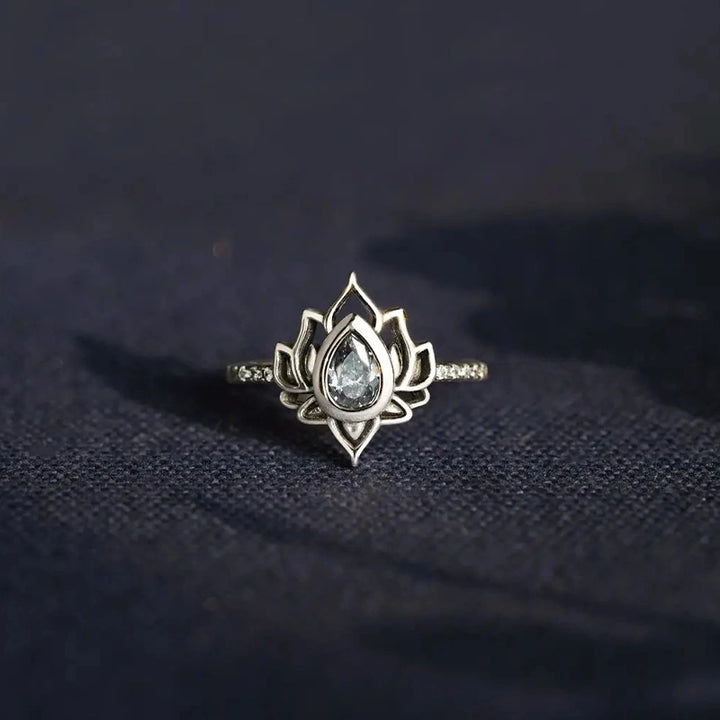 “Let It Go & Begin Again” Lotus Ring