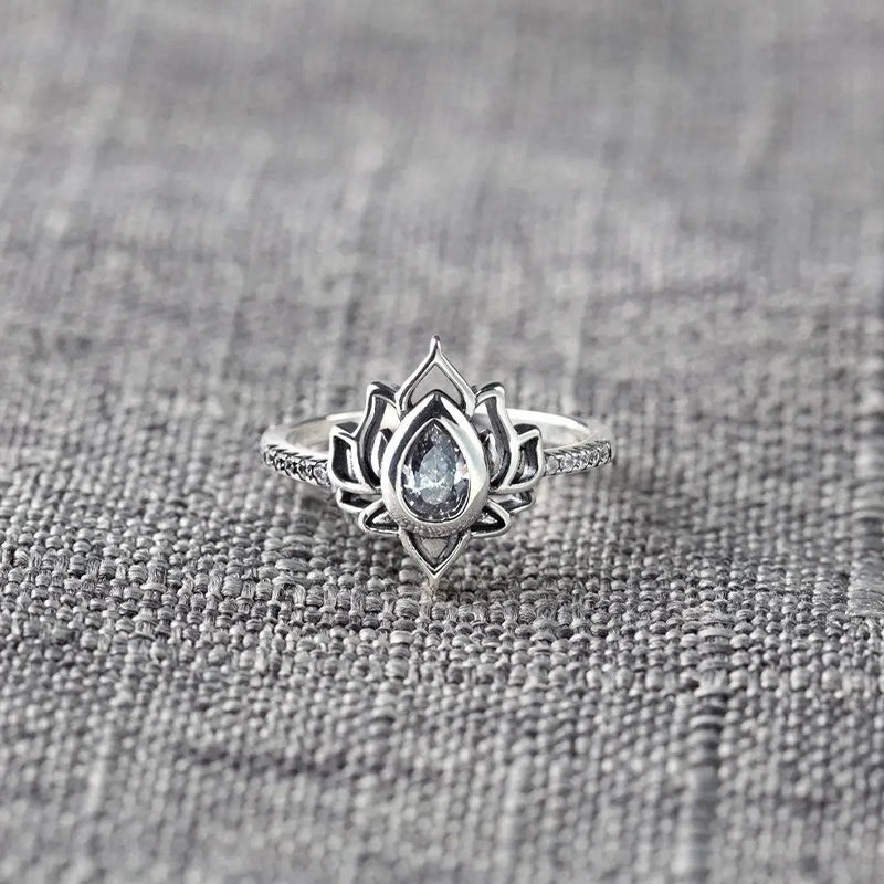 “Let It Go & Begin Again” Lotus Ring