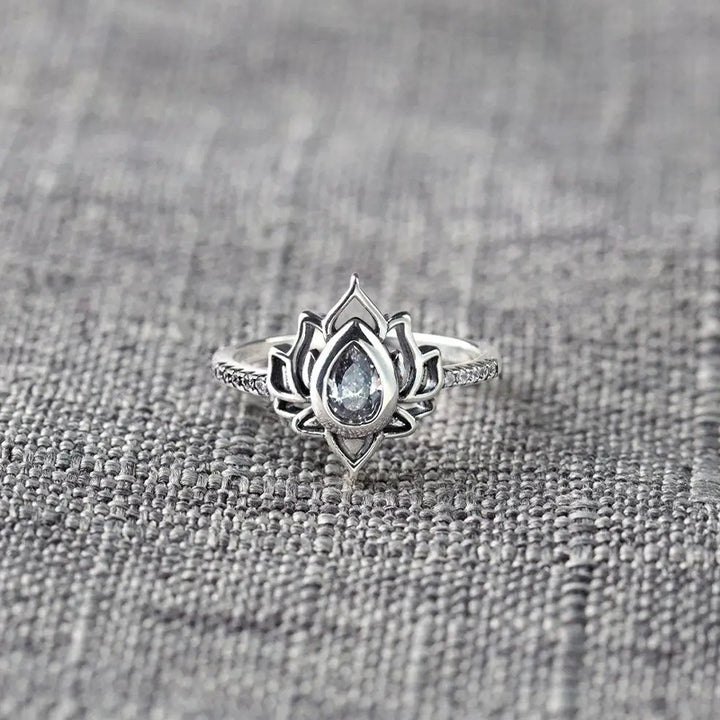 “Let It Go & Begin Again” Lotus Ring