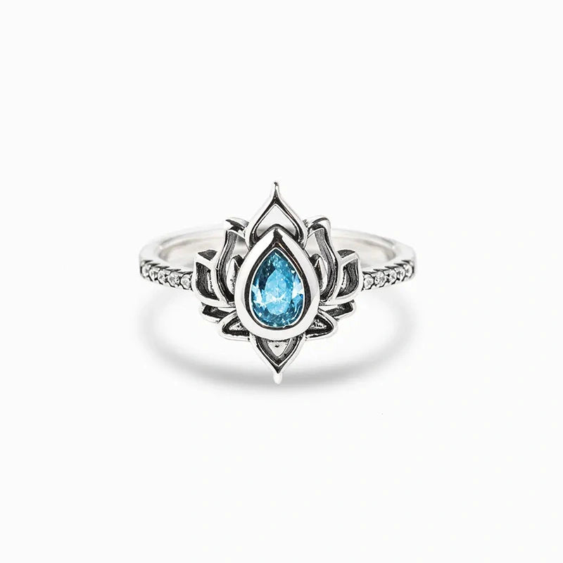 “Let It Go & Begin Again” Lotus Ring