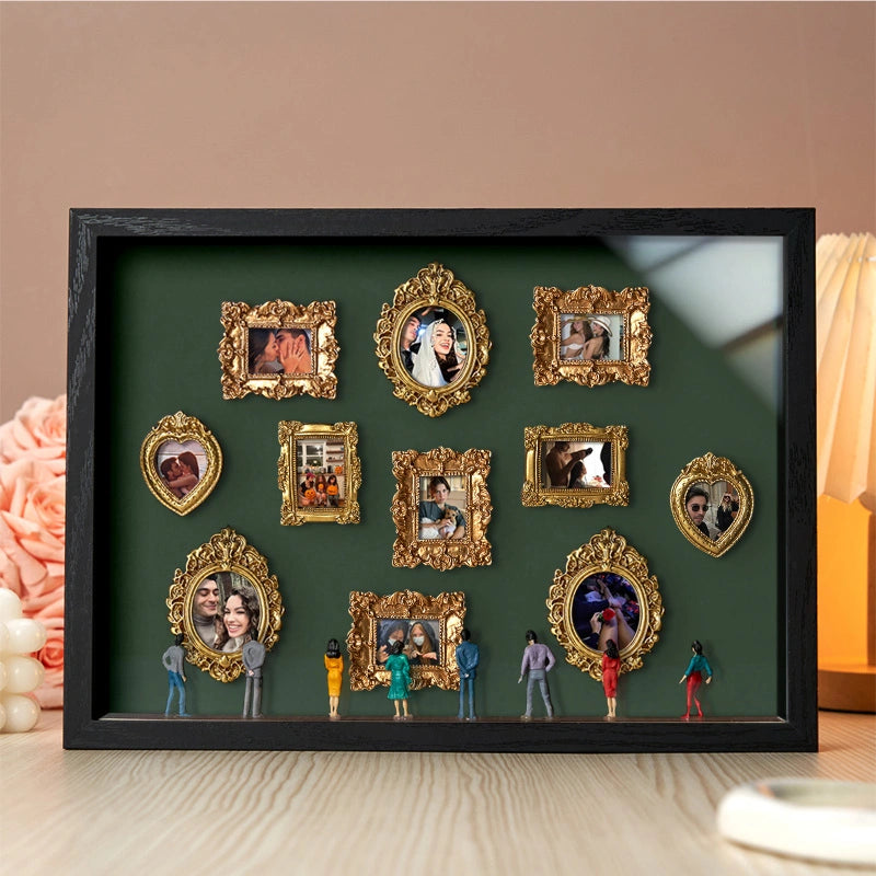 Museum of Us Frame – Personalized Couples Shadow Box Gift for Anniversary & Valentine’s Day