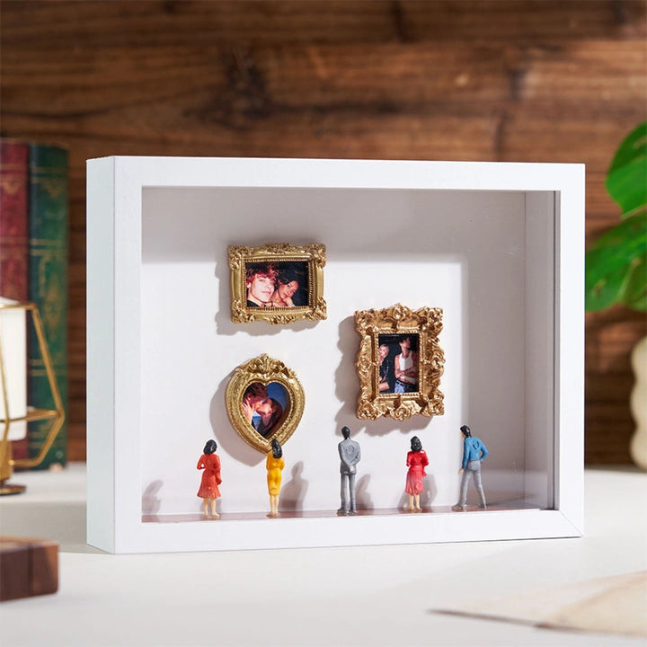 Museum of Us Frame – Personalized Couples Shadow Box Gift for Anniversary & Valentine’s Day