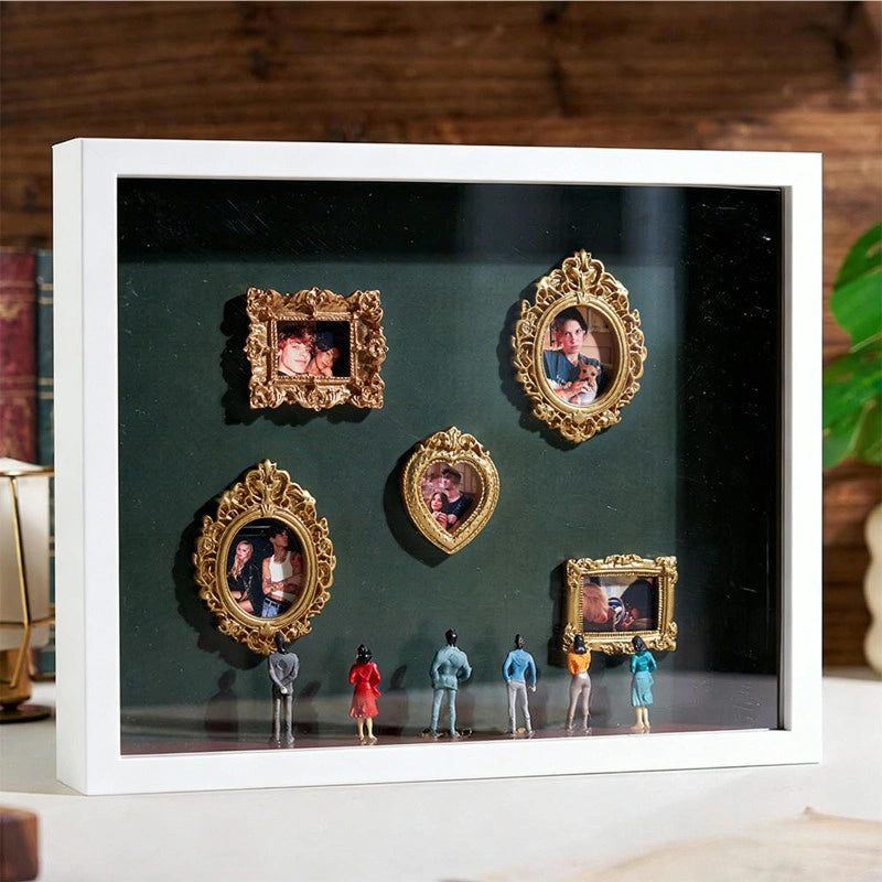 Museum of Us Frame – Personalized Couples Shadow Box Gift for Anniversary & Valentine’s Day