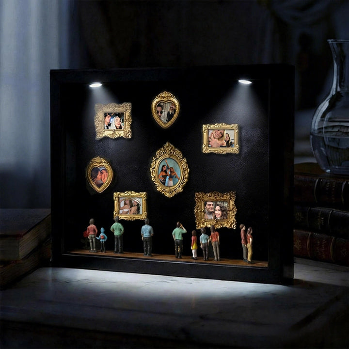 Museum of Us Frame – Personalized Couples Shadow Box Gift for Anniversary & Valentine’s Day