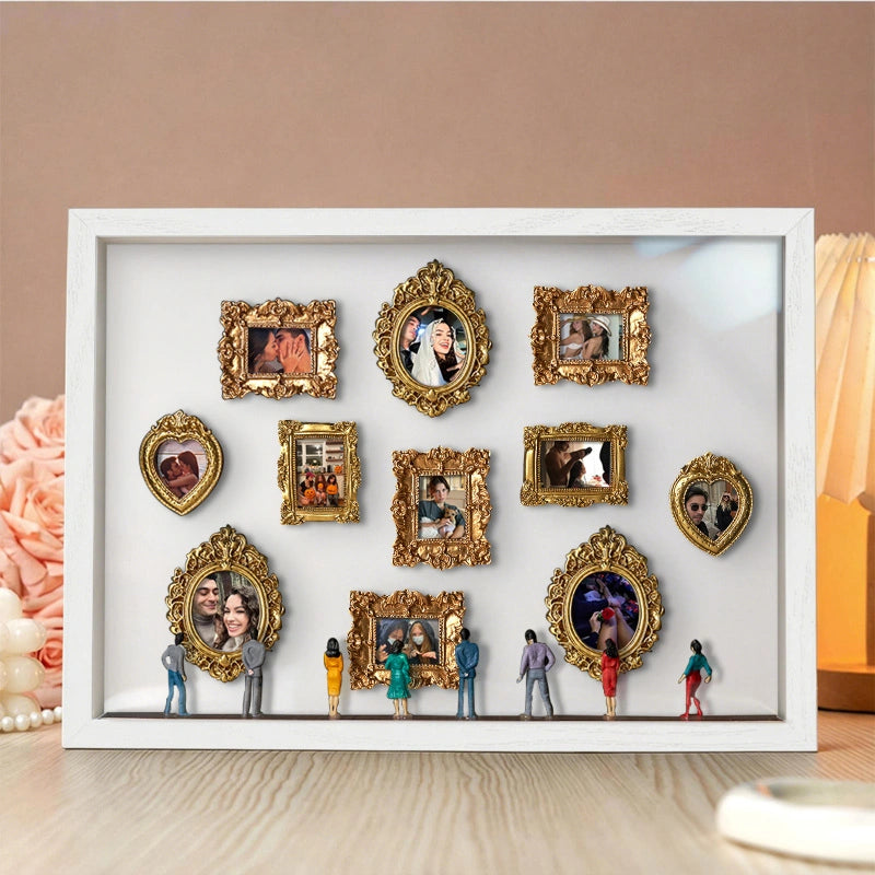 Museum of Us Frame – Personalized Couples Shadow Box Gift for Anniversary & Valentine’s Day