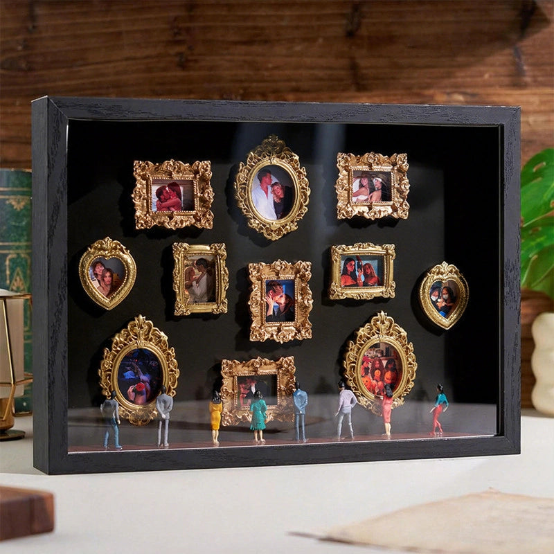 Museum of Us Frame – Personalized Couples Shadow Box Gift for Anniversary & Valentine’s Day