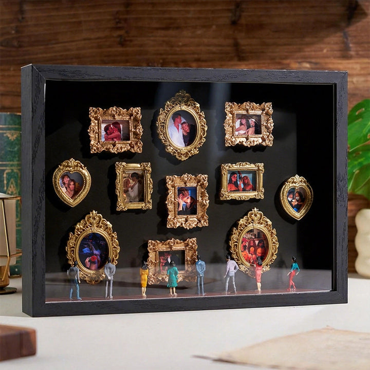 Museum of Us Frame – Personalized Couples Shadow Box Gift for Anniversary & Valentine’s Day