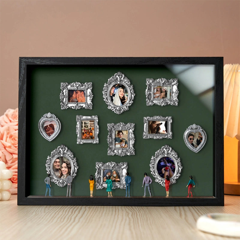 Museum of Us Frame – Personalized Couples Shadow Box Gift for Anniversary & Valentine’s Day