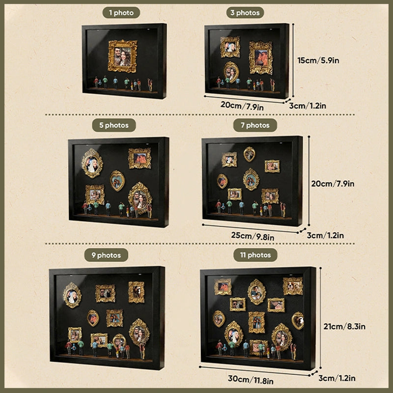 Museum of Us Frame – Personalized Couples Shadow Box Gift for Anniversary & Valentine’s Day