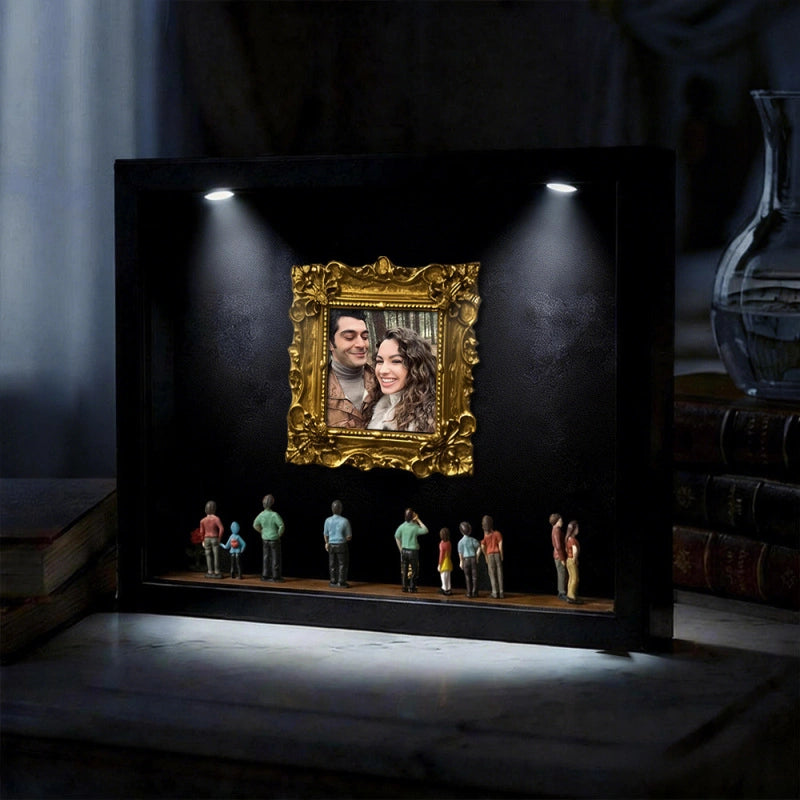 Museum of Us Frame – Personalized Couples Shadow Box Gift for Anniversary & Valentine’s Day