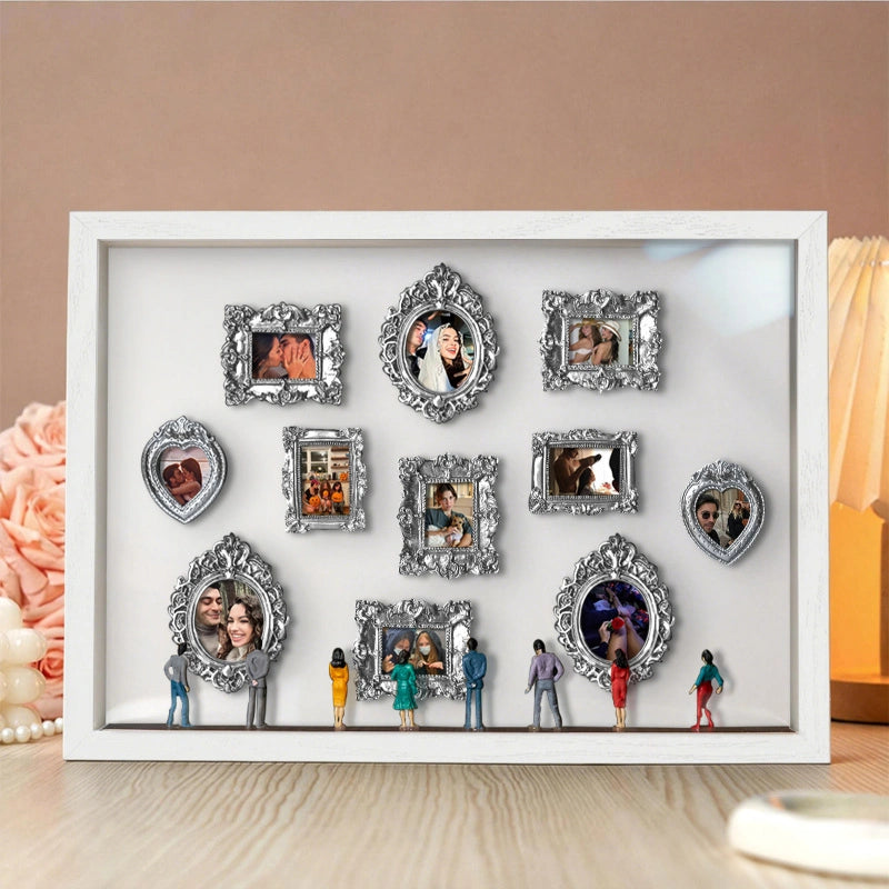 Museum of Us Frame – Personalized Couples Shadow Box Gift for Anniversary & Valentine’s Day