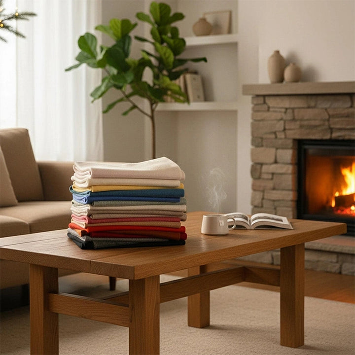 Cachecol de luxo bordado personalizado – Cachecol de inverno personalizado para mulheres, presente de Natal e xale para damas de honra