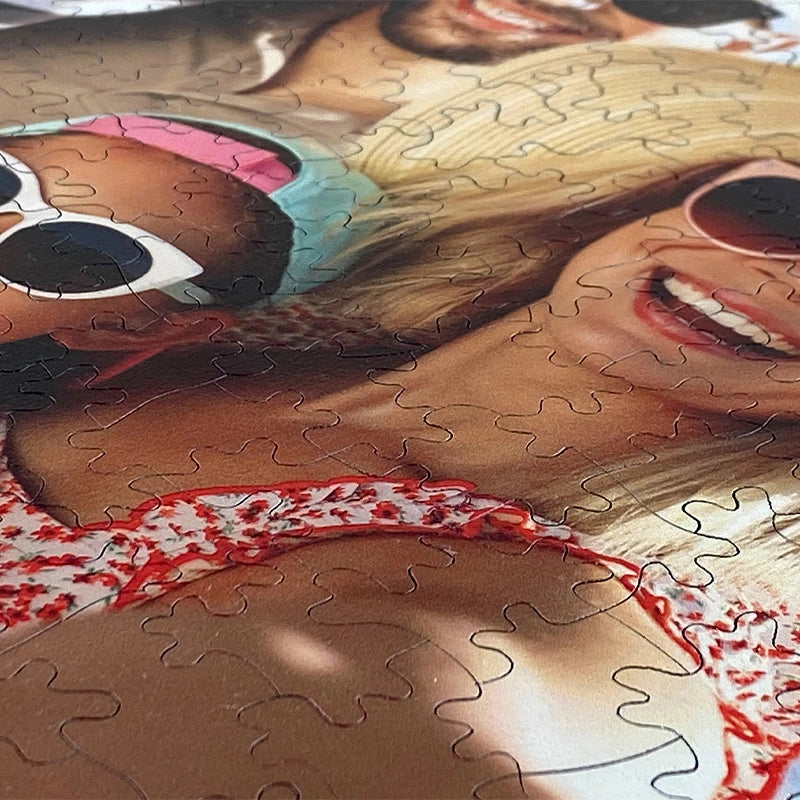 Personalized 2000-Piece Photo Collage Jigsaw Puzzle | Custom Picture Puzzle Gift for Boyfriend, Anniversary, Engagement, Valentine’s Day