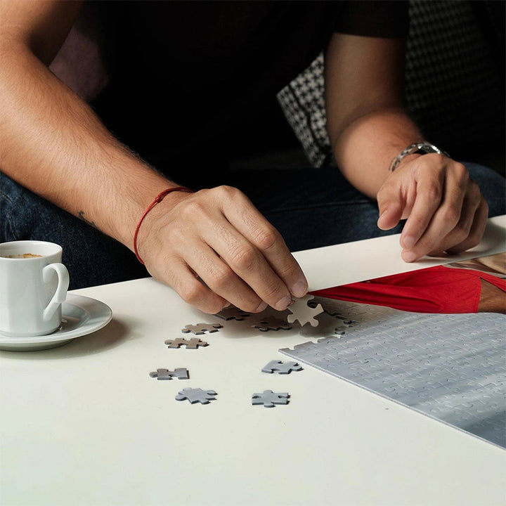 Personalized 2000-Piece Photo Collage Jigsaw Puzzle | Custom Picture Puzzle Gift for Boyfriend, Anniversary, Engagement, Valentine’s Day