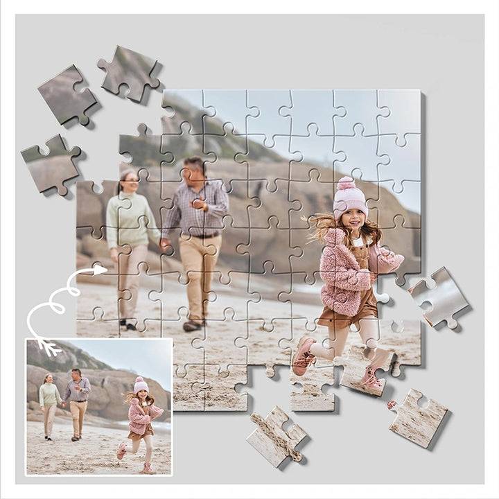 Personalized 2000-Piece Photo Collage Jigsaw Puzzle | Custom Picture Puzzle Gift for Boyfriend, Anniversary, Engagement, Valentine’s Day