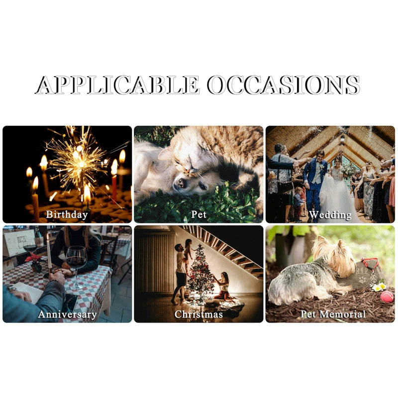 Personalized 3D Heart Crystal Photo with LED Light – Custom Engraved Crystal Portrait Gift for Anniversary, Christmas, Wedding & Couples