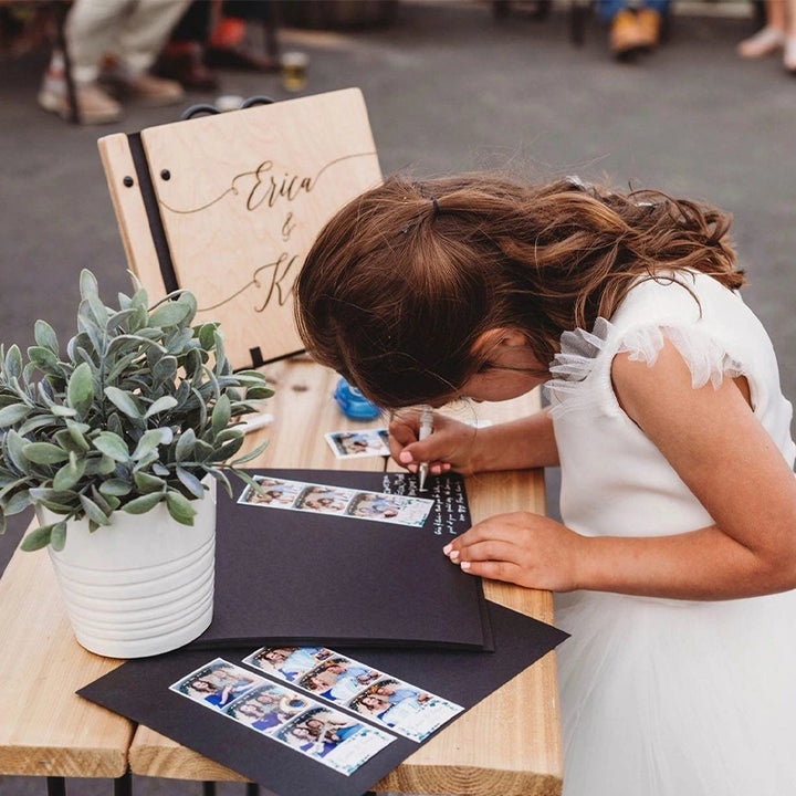 Personalized Adventure Book Scrapbook – Custom Wooden Memory Album | Valentines Gift for Him or Her, Anniversary Travel Scrapbook, Couples Gift