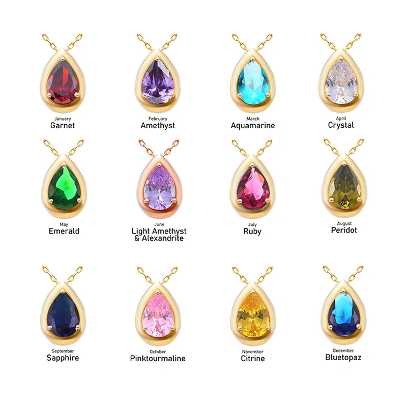 Colar com inicial em formato de bolha personalizada – Pingente com letra personalizada em prata de lei ou ouro 18K