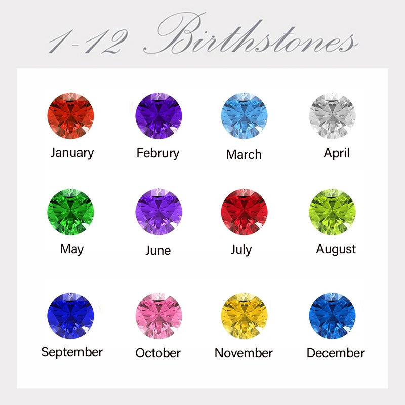 Personalized Baby Foot Necklace with Birthstone – Custom Birth Details Pendant for Mom | Mother’s Day Gift for New Mom