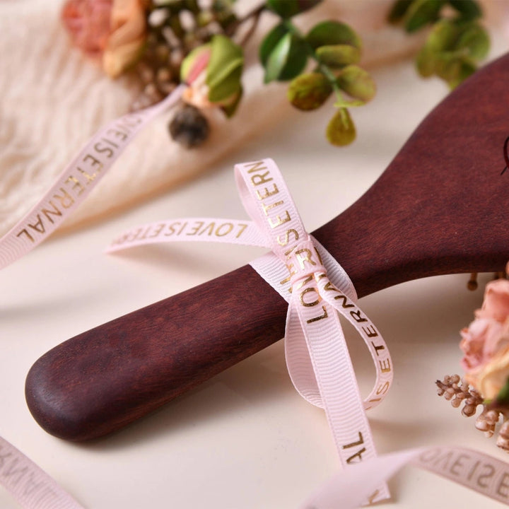 Personalized Bamboo Comb – Custom Engraved Bridesmaid Hair Comb, Bridal Party Gift, Wedding Favors, Wooden Comb with Name for Mom & Her