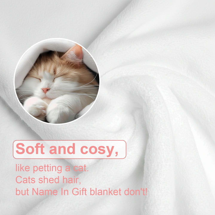 Personalized Photo Blanket – Custom Cozy Fleece Throw with Full-Color Printing