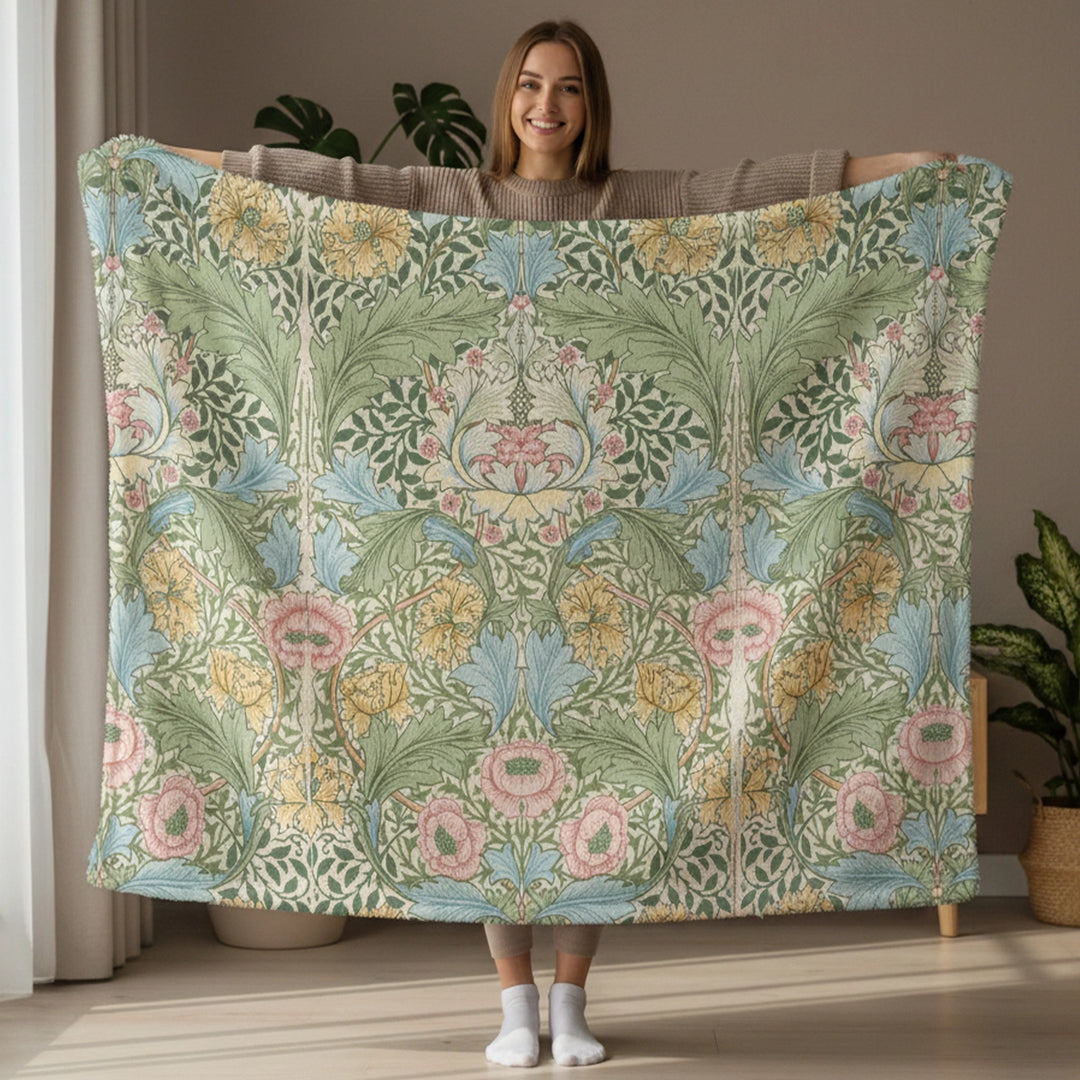 Personalized Photo Blanket – Custom Cozy Fleece Throw with Full-Color Printing