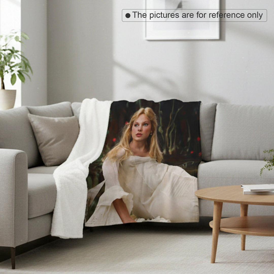 Personalized Photo Blanket – Custom Cozy Fleece Throw with Full-Color Printing