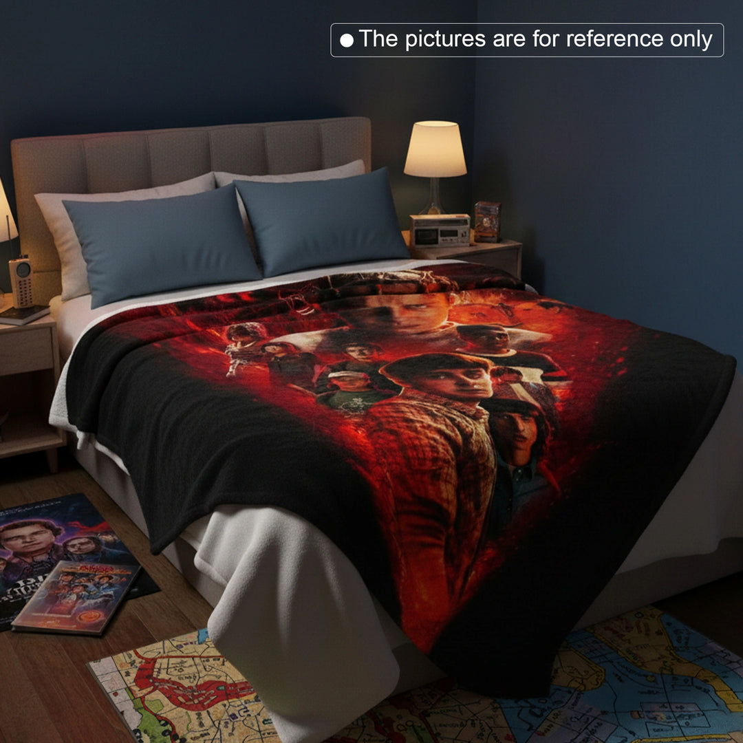 Personalized Photo Blanket – Custom Cozy Fleece Throw with Full-Color Printing