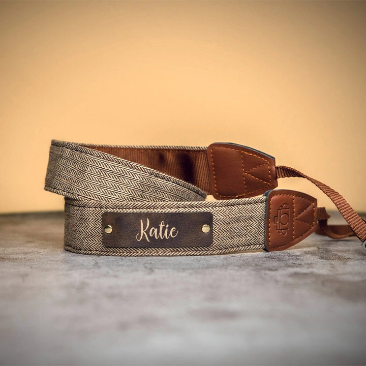 Personalized Camera Strap – Vegan Leather Neck Strap for DSLR & Mirrorless Cameras, Custom Photographer Gift, Travel & Valentine’s Day Gift